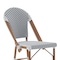 Flash Furniture Lourdes Stackable IndoorOutdoor French Bistro 26 Counter Height Stool, WhiteNavy and Bamboo SDA-AD642001-F-CS-WHNVY-NAT-GG - alternate 8